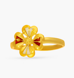 The Heartful Petal Ring